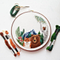 清新自然的动物和植物刺绣 - 美国手作艺人 Jessica Long 的刺绣艺术作品 - 手工客，高质量的手工，艺术，设计原创内容分享平台