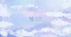 傍晚的太阳把云彩照得五颜六色