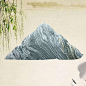 太行山雪浪石切片组合 片岩假山石 枯山水造景石 别墅小区景观石-淘宝网