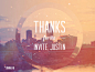Dribbble - Thank you by Michelle Bui