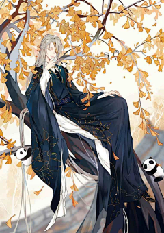 搽丫搽采集到古风动漫男