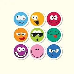 矢量图 eps 表情 表情包  emoji 局部图案 卡通 可爱卡通 笑脸