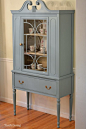 China Cabinet Makeover with RECLAIM paint_1145: 