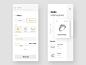 珠宝应用程序黄金奢侈品店珠宝平面最小清洁运球设计应用程序钻石矢量网页插图图标 iphone ios 移动 ux ui