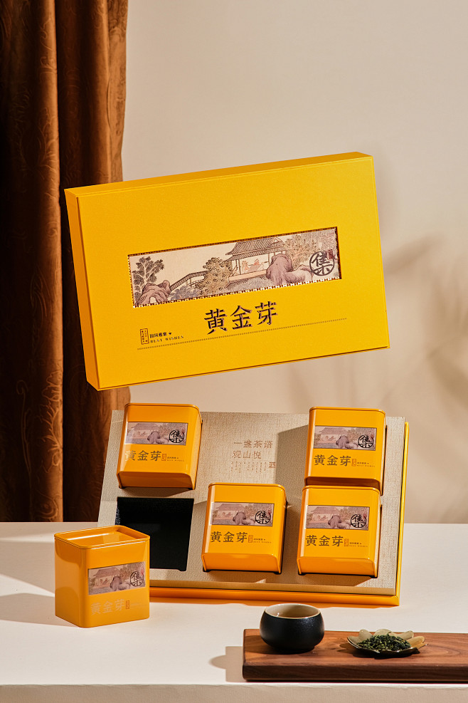 国风雅集高档古树红茶茶叶包装盒空礼盒绿茶散茶半斤装茶叶罐礼品盒定制图片_茶叶滋补品包装图片素材-花瓣网