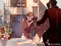 画师河cy 绘制吸血鬼先生和人类小姐。#二次元条漫# #漫画#

twi：kawanocy ​​​​