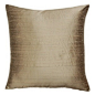 The Pillow Shoppe - Dupioni Decorative Silk Pillow, Bronzer - Bronzer Dupioni Silk Pillow is a mid bronze color 17x17 inch decorative pillow made from 100% hand loomed Dupioni Silk which is a plain weave crisp type of fabric produced by using fine thread 