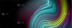 彩虹,极简构图,液体,彩色图片,多色的,活力,流动,弯曲,行动