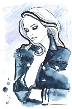 捷克Natalia Turea水彩人物插画设计 设计圈 展示 设计时代网-Powered by thinkdo3