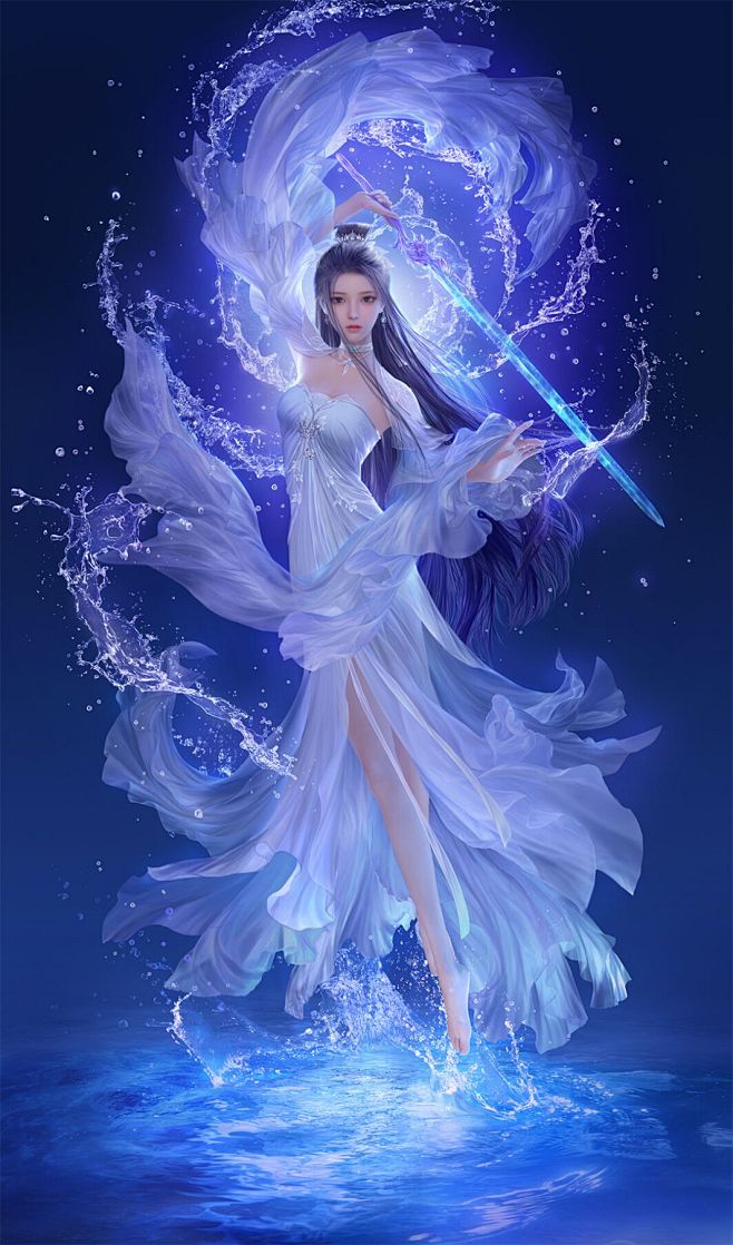 大葱君诛仙女主人公陆雪琪插画