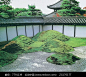日式草坡庭院图片