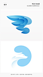 Logo居然能做成这样，你开个价吧！】设计师Yoga Perdana擅长将提炼后的图形与渐变色搭配，正负形的运用同样及其巧妙，可以说非常精彩了