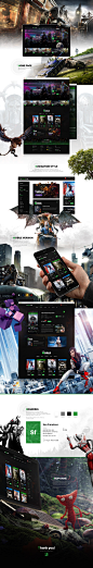 Game Scope : The game store concept for sales game PS4, Xbox One and PC