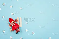 背景,创造力,蓝色,在上面,彩色蜡笔,新年前夕,贺卡,灵感,边框,浪漫