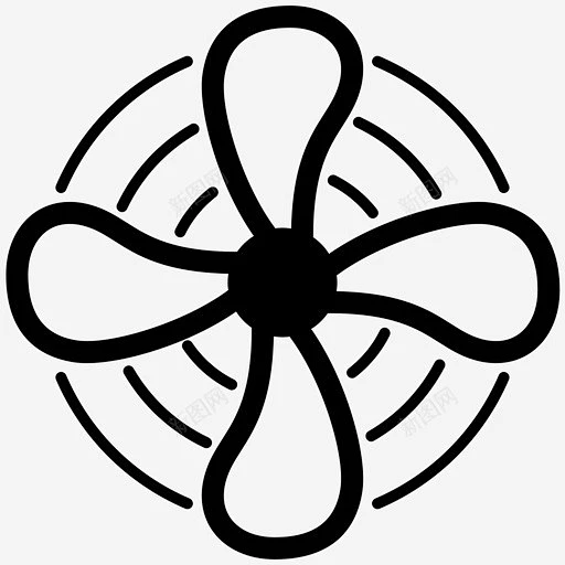 风扇旋转螺旋桨图标 风扇 icon 标识 标志 UI图标 设计图片 免费下载 页面网页 平面电商 创意素材-花瓣网
