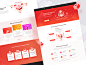 Social cube website icon web design interface ux ui