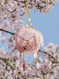 瞳莞汉服小包包原创设计桃花上上签荷包绣花手提包球形灯笼包春季-淘宝网