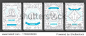  Travel outline invitation concept background. Layout quality modern pages. Nautical thin line brochure cards set. Sea template of flyear  magazines  posters  book cover  banners.