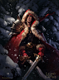 Applibot’s Legend of the Cryptids &#;8220Santa&#;8221 2D digital illustration created in Photoshop by maniaks ( Slawomir Maniak) of Gdansk, Poland!!! http://maniaks.cghub.com/images/