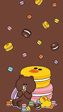 卡通Line Friends 手机壁纸 ​​​​ ——赞我颜值会变高 : ”儿女情长什么的，真的很影响我行走江湖，还是爱自己最酷了。“ 