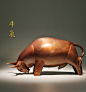 【新品预售】简约现代牛摆件 纯铜 生肖牛雕塑艺术品
