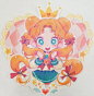 来自韩国插画师 INHYE的一组萌妹少女插画，瞬间少女心泛滥#绘画参考# ​​​​