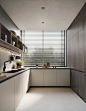 CONVIVIUM_upedown peninsula_wet kitchen_Arclinea