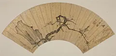 中国画-梅花（五）扇面_10_我给艺术家看大门_来自小红书网页版