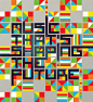 Future Music Typography by Neil Stevens