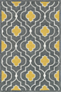 Brighton Contemporary Grey Gold 9'3"x13' Area Rug contemporary-area-rugs