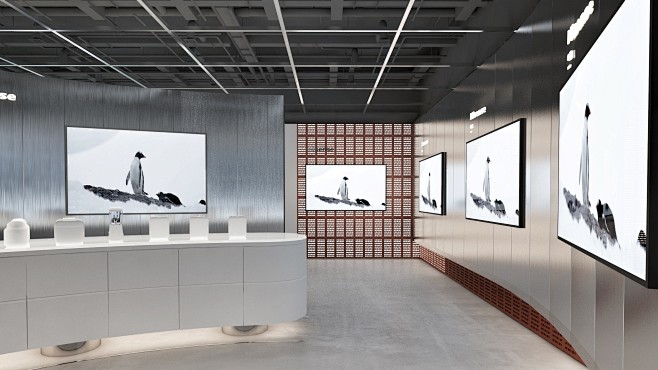 帮浦设计与海信集团合作升级线下店铺，沿用青岛会员体验店体系，建立海信家电零售空间设计标准化