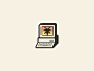 Pixel Summer vaporwave icon pc gradient illustration screen vintage retro frame by frame animation rainbow pixel art pixel computer palm