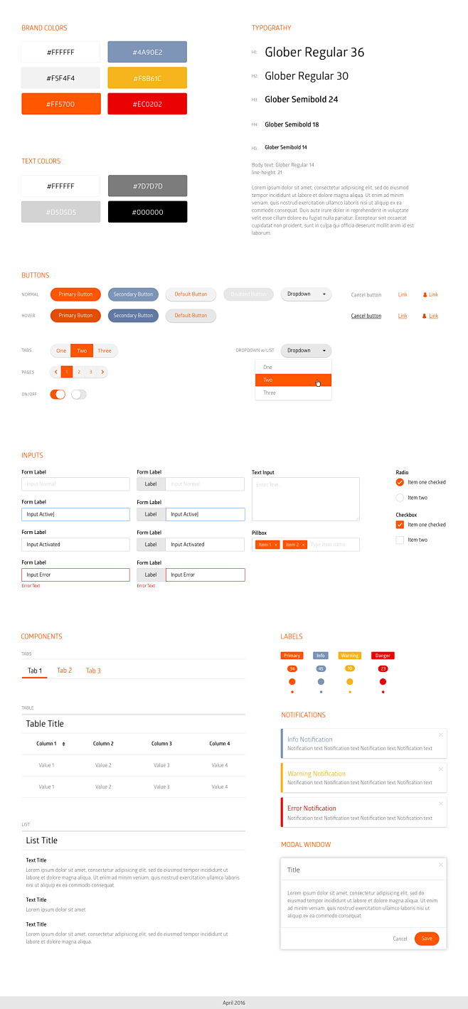 Ui style guideline