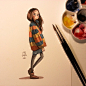 Cozy Ootd in watercolors  #ootd #outfitoftheday #watercolor #watercolour #watercolors #outfit #cardigan #cozyoutfit #girl #cartoon #comic #characterdesign #art #artist #artistsoninstagram #illustration #illustration #fashion #fashionillustration #fashions