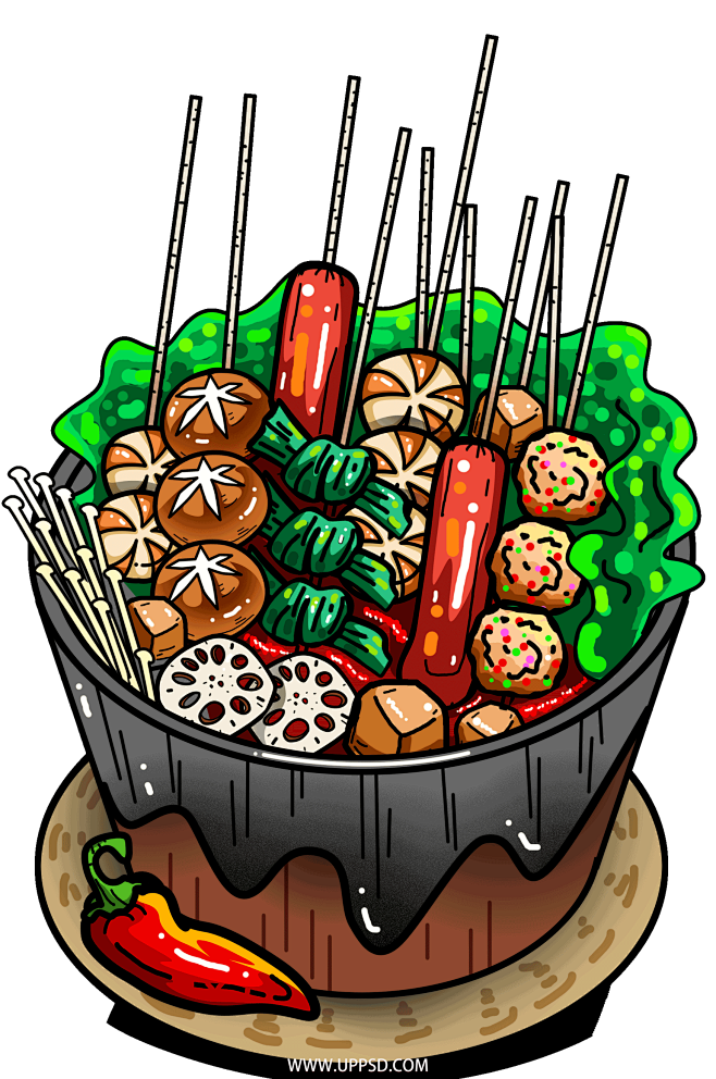 食品美食插画PNG图片