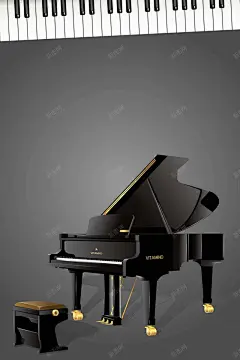 矢量大气音乐社团钢琴演奏乐器海报 黑色 高清背景 背景 设计图片 免费下载 页面网页 平面电商 创意素材