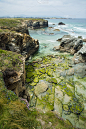 天空中蓝星Ribadeo。卢戈。Galicia。Espa ? a。欧洲
