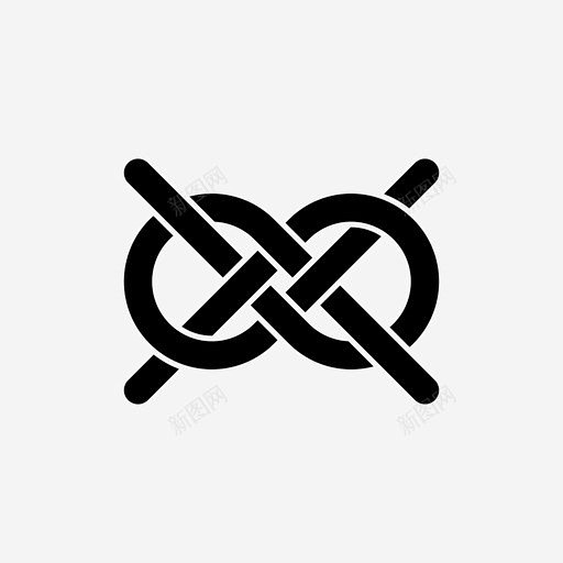 结绳子安全图标 icon 标识 标志 UI图标 设计图片 免费下载 页面网页 平面电商 创意素材