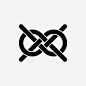 结绳子安全图标 icon 标识 标志 UI图标 设计图片 免费下载 页面网页 平面电商 创意素材