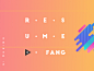 My Resume-求职UI设计师