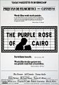 开罗紫玫瑰 The Purple Rose of Cairo 海报 
