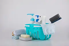 家用清洁用品清洁洗浴洗护用品摄影图