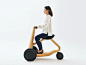 ILY-Ai 3-wheeled electric scooter rethinks mobility with wood