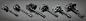 Aircraft Guns - Client Work, Arnaud Valette : Here is a bunch of Aircraft Guns variations I had to design for one of my client.