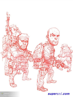 美妆造型师～瑞瑞采集到速写