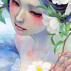 【日本插画家平野実穂(Miho Hirano) 的唯美风格插画作品】
日本艺术家Miho Hirano(平野実穂)，毕业于武藏野美术大学，目前居住和工作在日本千叶县。
插画家平野实穗（Miho Hirano）的作品，就有如用魅惑歌声吸引水手们的人鱼一般，既美丽却又充满邪气。她的作品大部分都是以油画为主，因此可见作品的精细度十分惊人，画风唯美又柔和，人物也十分有特色。