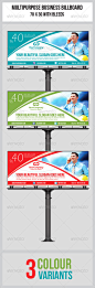  Multipurpose Business Billboard Template  - Signage Print Templates