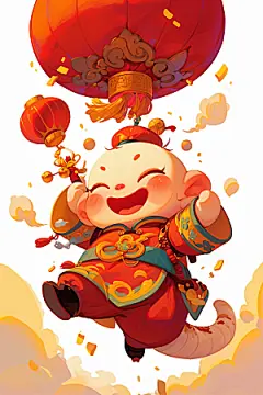 新年生肖蛇蛇年主题过年素材
