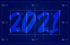 2021年新年快乐排球场贺卡与字母。创造性的排球场背景为圣诞节和新年庆祝。运动贺卡