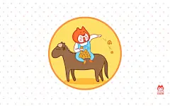 小胡妮春节庆贺卡通图片
